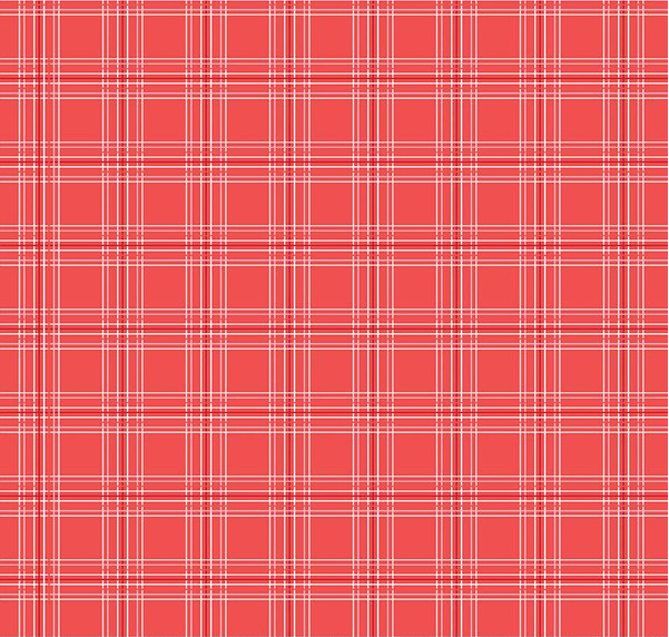 My Valentine Plaid Red Yardage