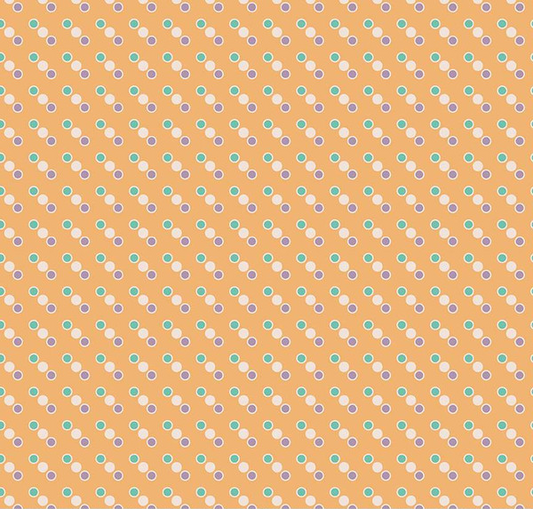 Bee Dots Marjorie Marigold Yardage