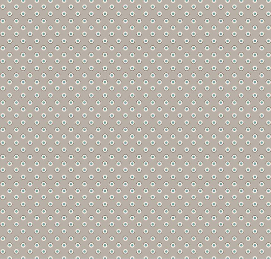 Bee Dots Fawn Pewter Yardage