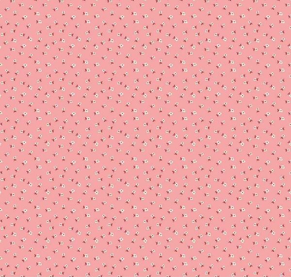 Bee Dots Lillian Coral Yardage