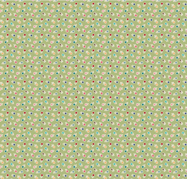 Bee Dots Kathy Lettuce Yardage