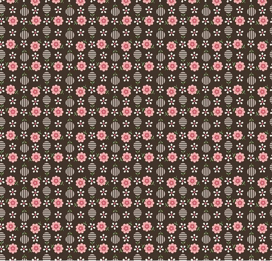 Bee Dots Ida Marie Raisin Yardage