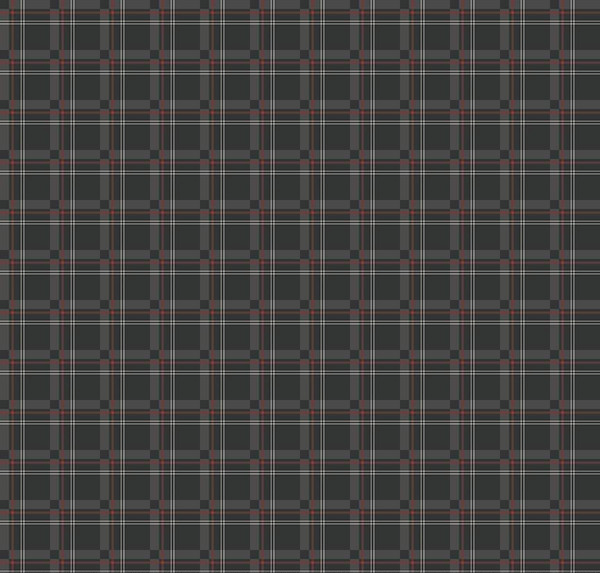 Woodsman Plaid Black Fabric