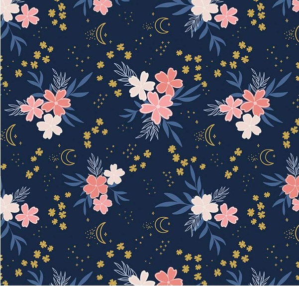 Moonchild Main Midnight Sparkle Yardage