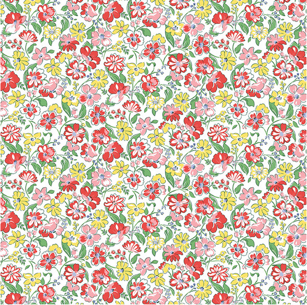 Heirloom Collection 2 Floral Joy B Yardage