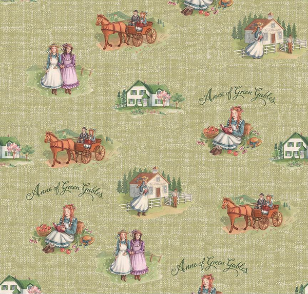 Anne of Green Gables™ Anne and Friends Fern Yardage