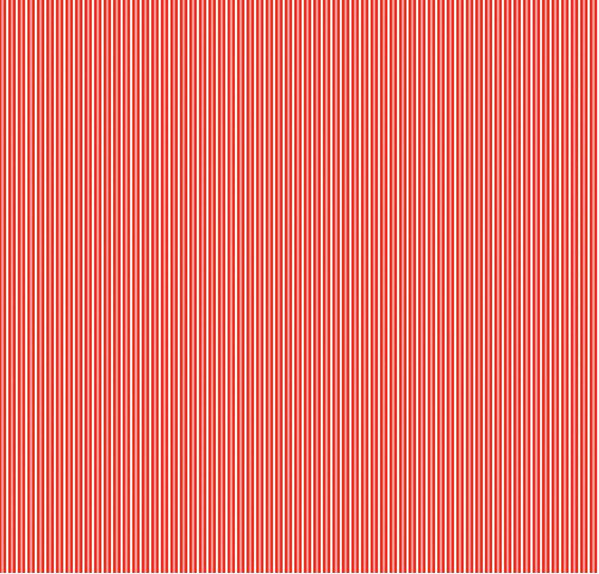 Picnic Florals Stripes Red Yardage