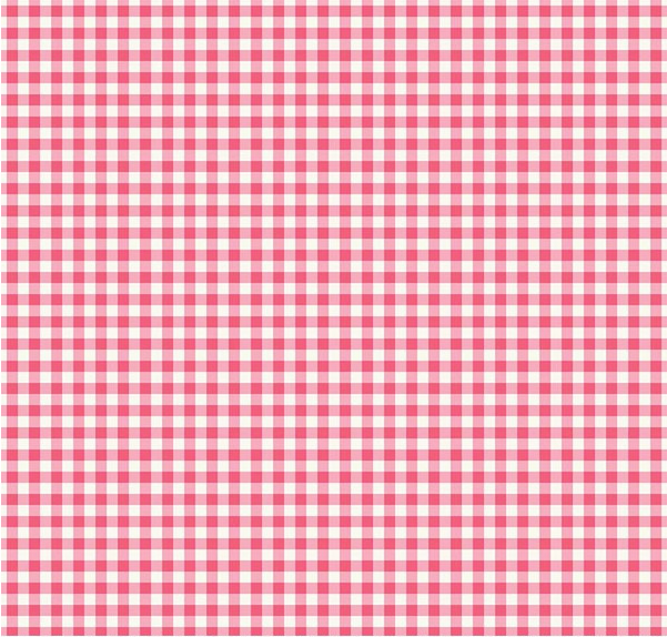 Picnic Florals Gingham Pink Yardage