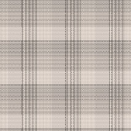 The Mountains are Calling Flannel Window Pane Plaid Cream Yardage