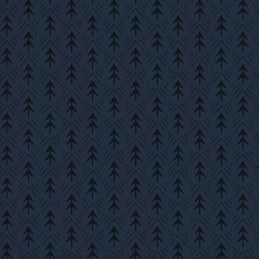 The Mountains are Calling Flannel Tree Texture Navy Yardage