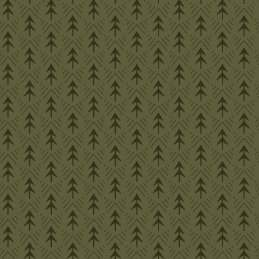 The Mountains are Calling Flannel Tree Texture Green Yardage