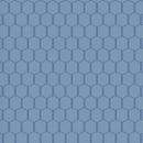 The Chicken Club Chicken Wire Blue Yardage