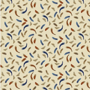 The Chicken Club Tossed Feathers Cream Yardage