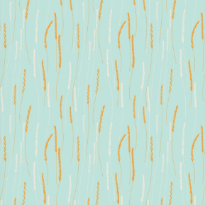 Fresh Morning Medley Wild Grasses Light Teal Yardage