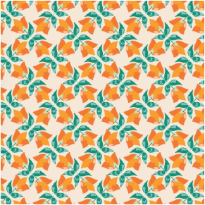 Fresh Morning Medley Floral Geometry Multi Fabric