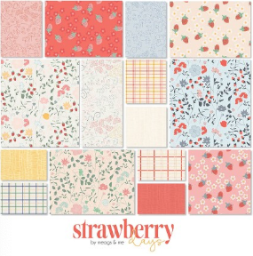 Strawberry Days 5" Squares