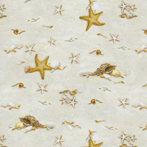 Turtle March Starfish Sand Fabric