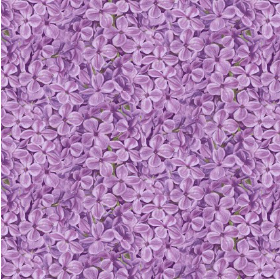 Bloomerang Packed Flowers Lavender Fabric