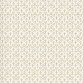 French Quarter Flower Pattern Cream Fabric