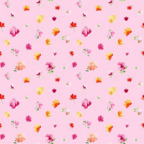 Flourish Ditsy Floral Pink Yardage