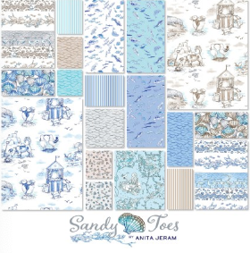 Sandy Toes 40pc 2.5" Strip Roll
