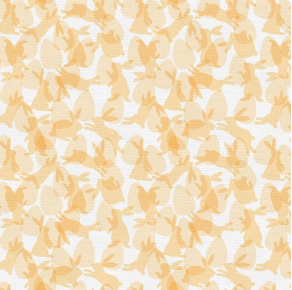 Easter Bunny Hop Yellow Fabric