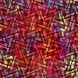 Impressions Irregular Dot Red Fabric