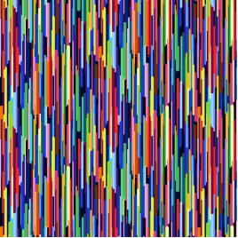 Fractal Forest Vertical Downpour Stripes Multi Fabric