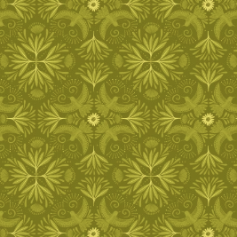 Bahia Hummingbird Jungle Green Fabric