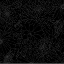 Solitaire Refreshed Blossom Black Yardage