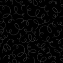 Solitaire Refreshed Ribbons Black Yardage