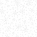 Solitaire Refreshed Delicate Snowflakes Ultra White - Yardage