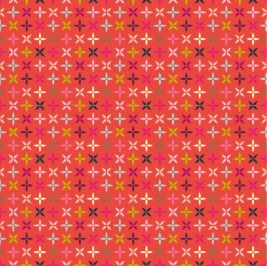 Retro Life 2 Diamonds Multi Fabric