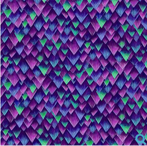 Hootie Patootie Feather Triangles Multi Fabric