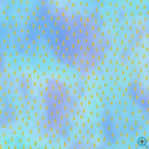 Chromaticity Raindrops Rain w/ Metallic Fabric