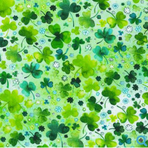 Lucky Day Clovers Clover Fabric