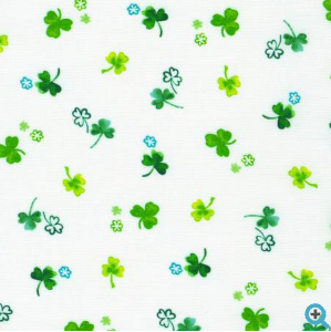 Lucky Day Tiny Clovers Clover Fabric