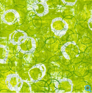 Storyboard Circles Grass Fabric