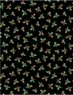Cardinal Cozy Pinecone Toss Black Fabric