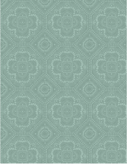 Season's Study Grid Tonal Teal Yardage