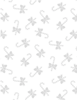 Stocking Stuffers Candy Cane Toss White On White Fabric