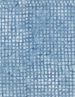 Violet Crush Squares & Triangles Light Blue Fabric
