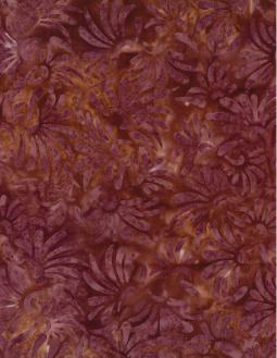 Copper Mountain Petal Toss Orange/Brown Fabric