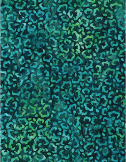 Copper Mountain Cheetah Prints Green/Blue Fabric