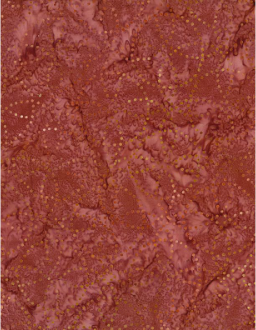 Copper Mountain Circle Dots Dusty Red Fabric