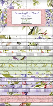 Hummingbird Floral Jelly Roll