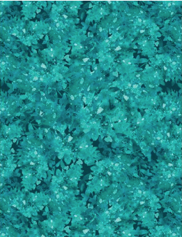 Floral Party Mirage Teal Fabric