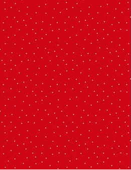 Essentials Pindots Pindots White/Tomato Yardage