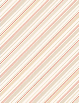 Blessed by Nature Diagonal Stripe Cream/Peach Fabric