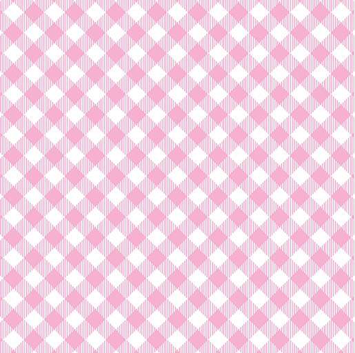 Enjoy The Ride Gingham Plaid Pink Yardage